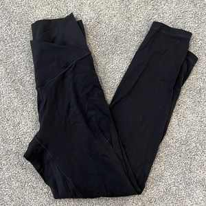 black aerie crossover leggings